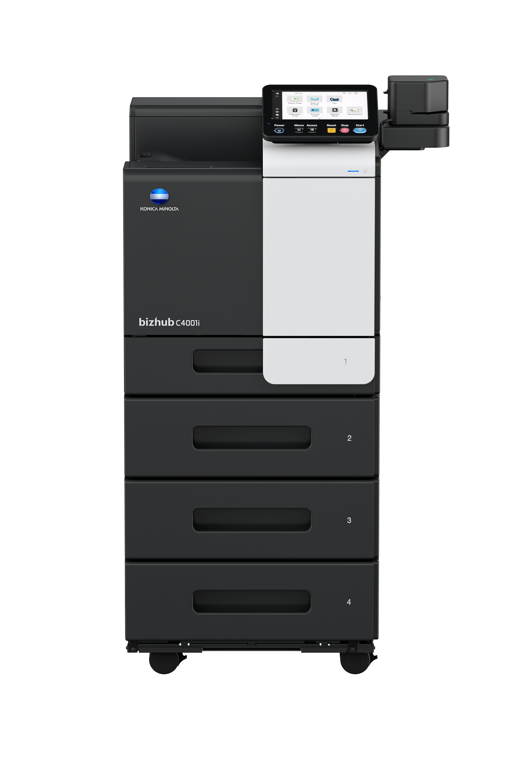 bizhub-C4001i-3xPF-P27-Lower-desk-FS-P04-studio-picture-Front