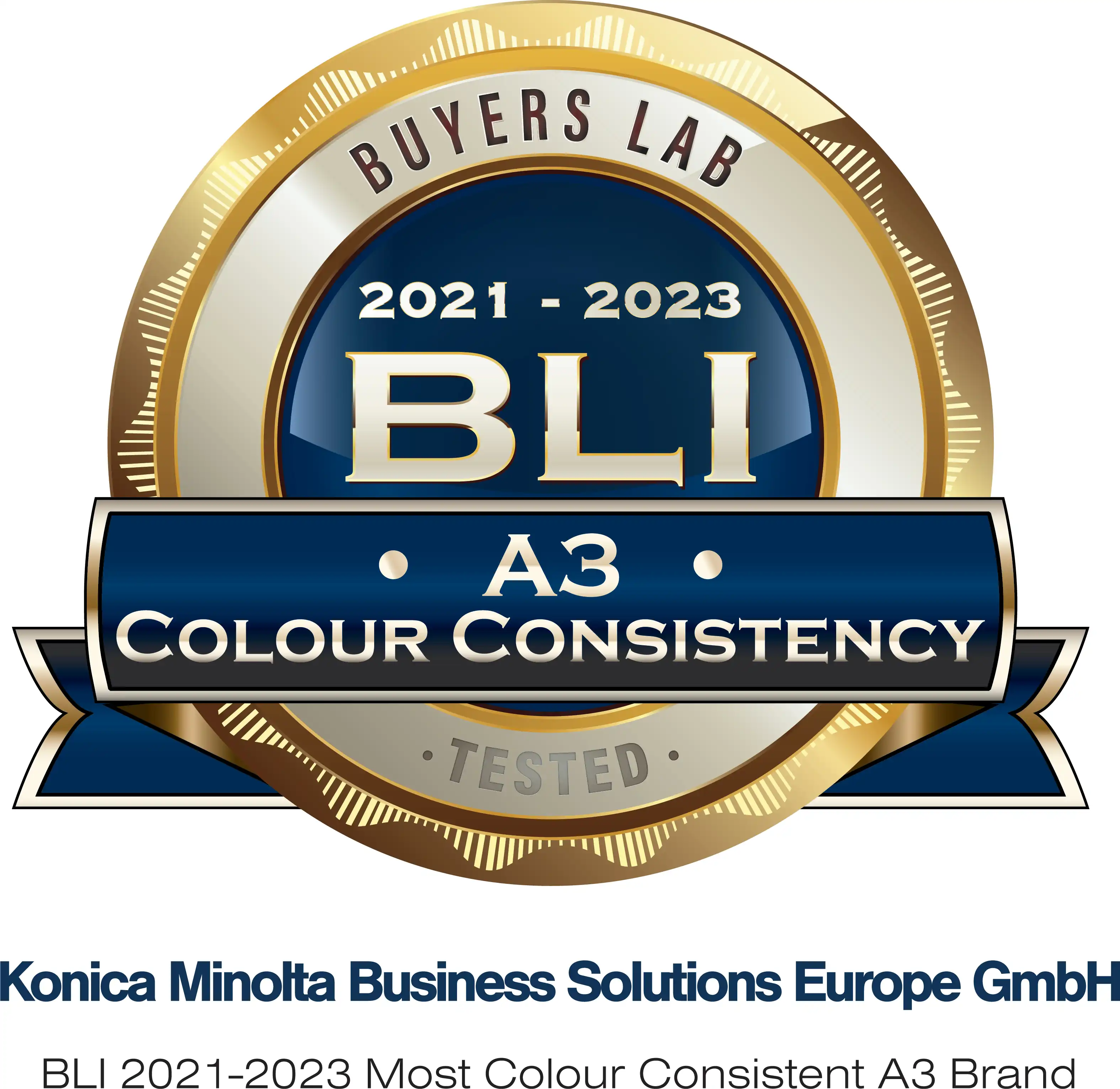 BLI 2021-2023 Renk Tutarlılığı En Yüksek A3 Marka Ödülü