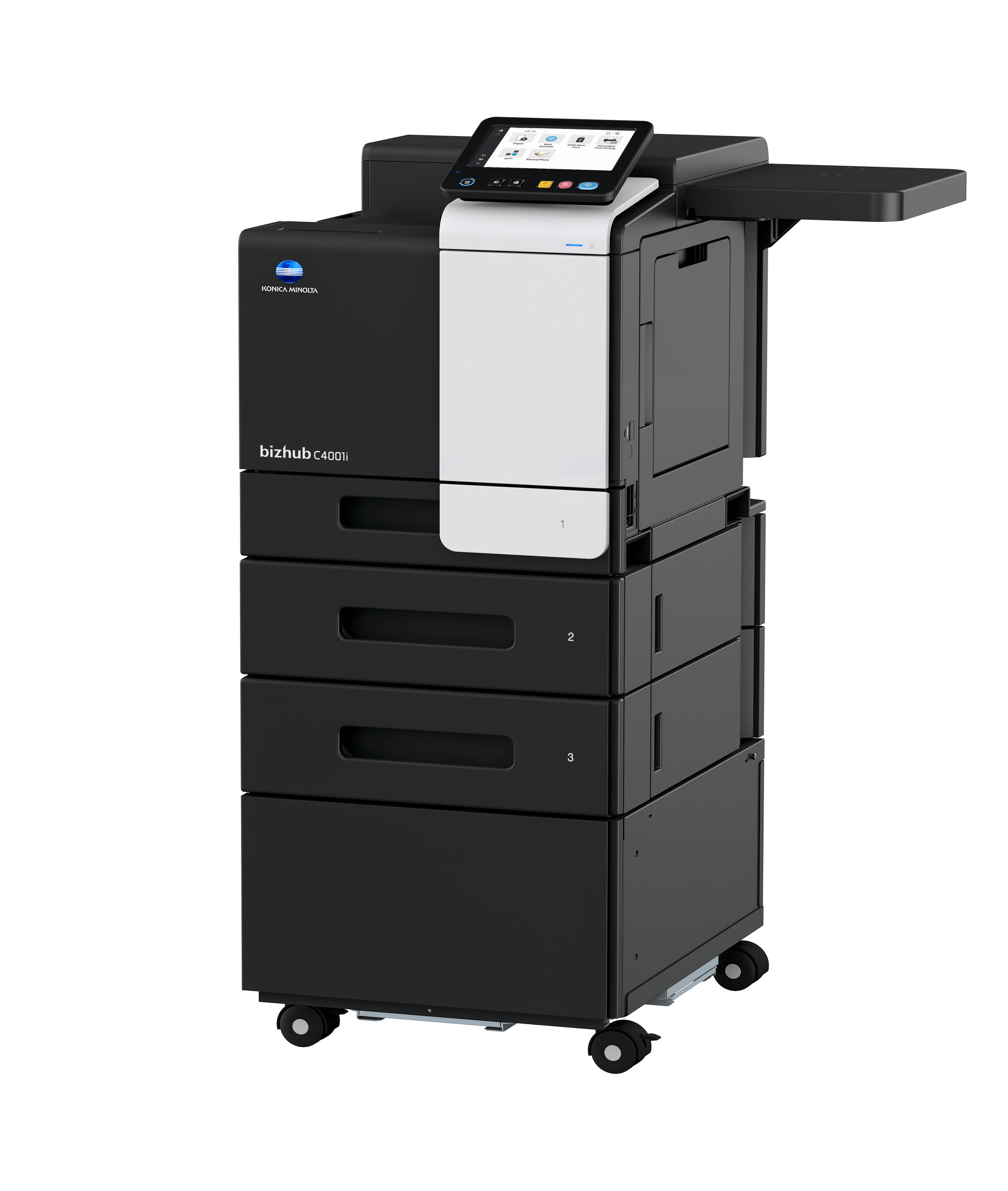 bizhub-C4001i-2xPF-P27-DK-P04-WT-P03-studio-picture-Right-no-Panel-Label